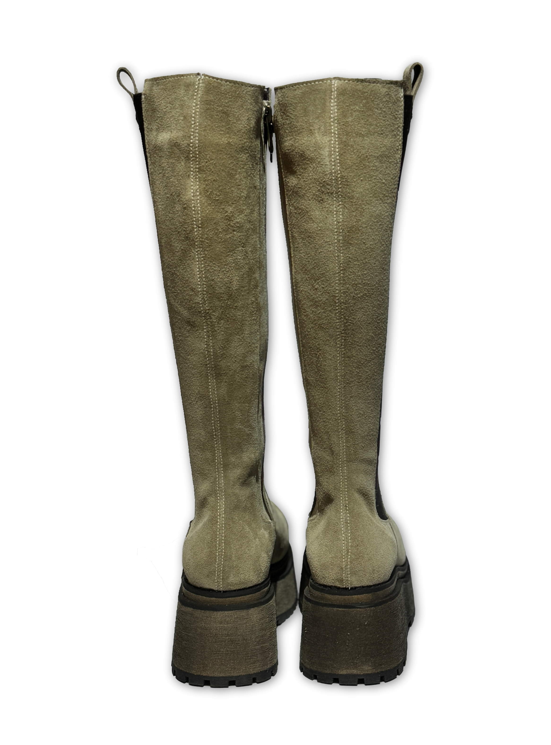 BOTA HANA TAUPE NEGRO EXOTICA - 3