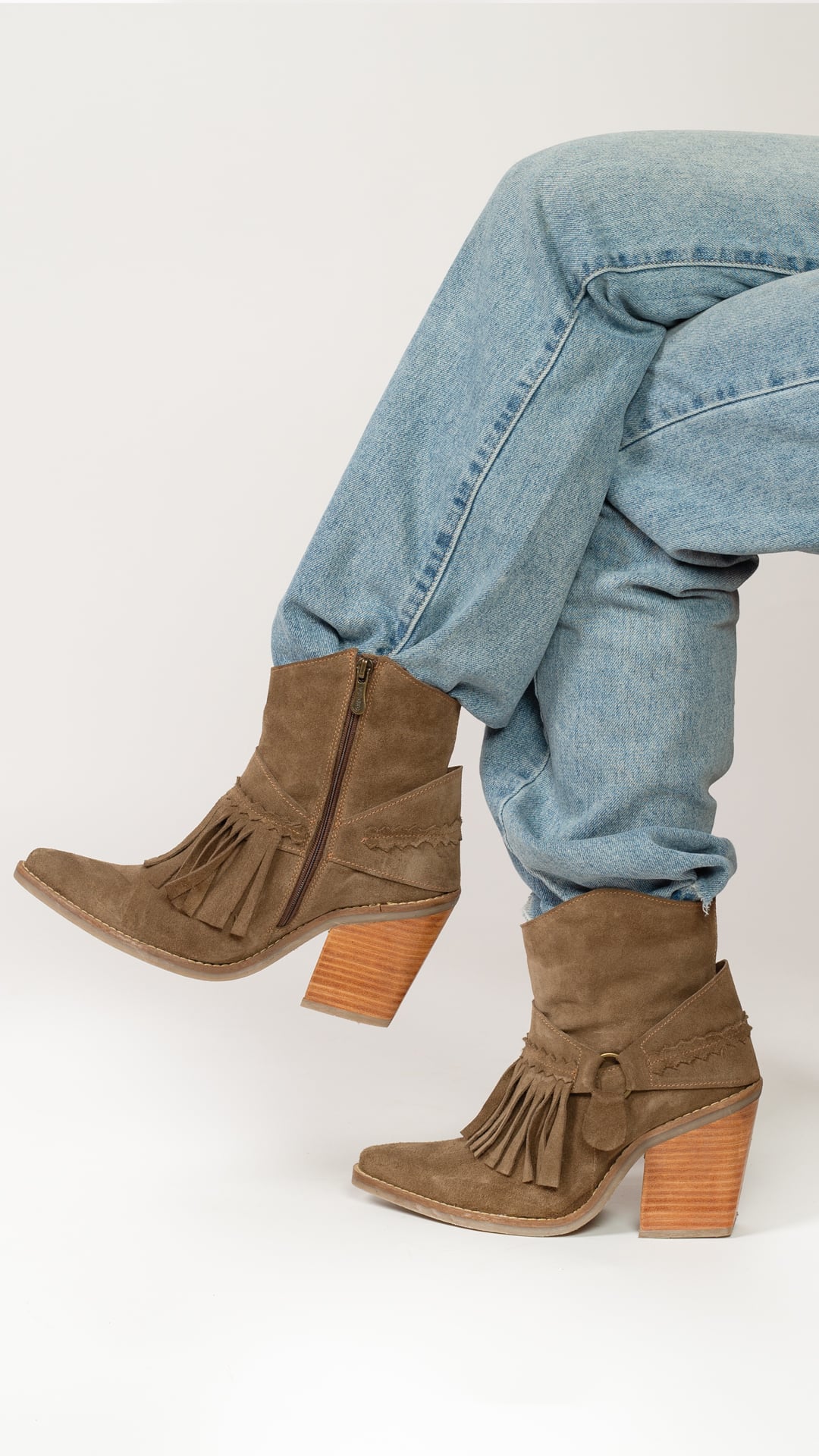 BOTIN TATIANA RENO TAUPE - 1