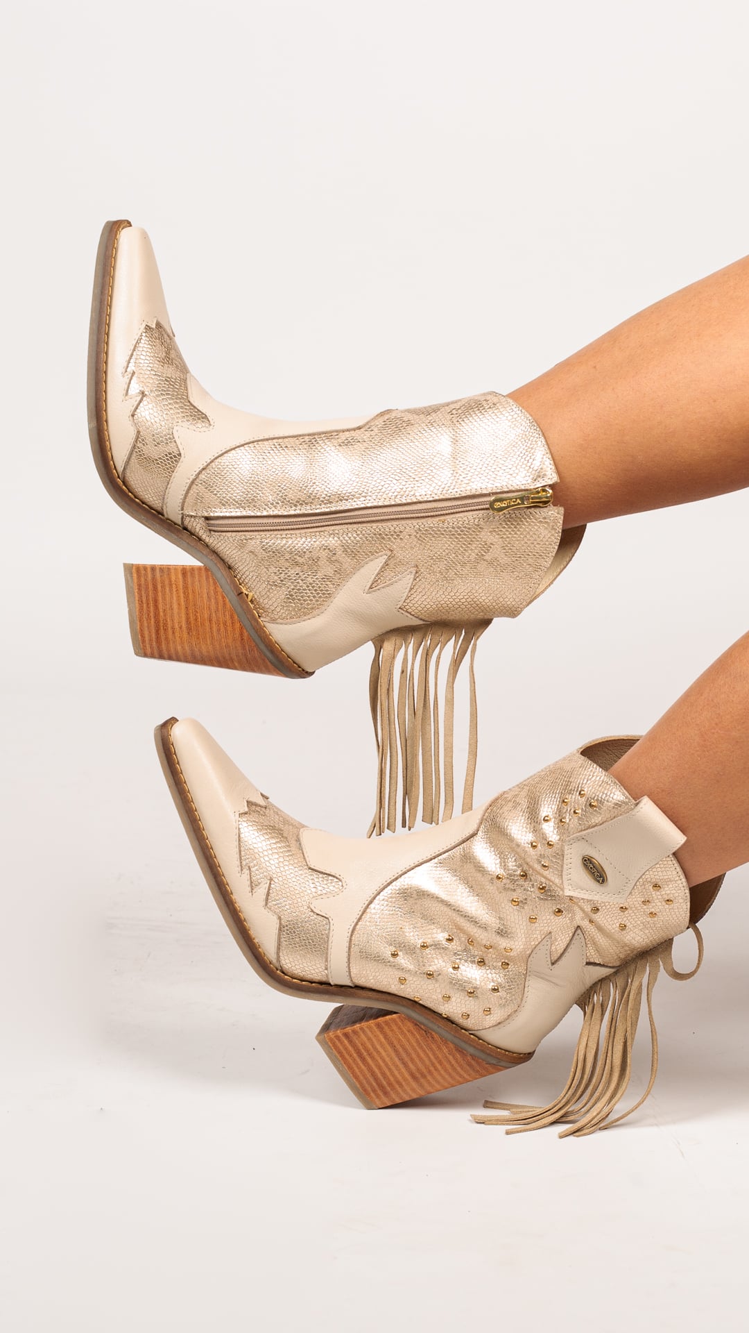 BOTIN EDITA DORADO EXOTICA - 1