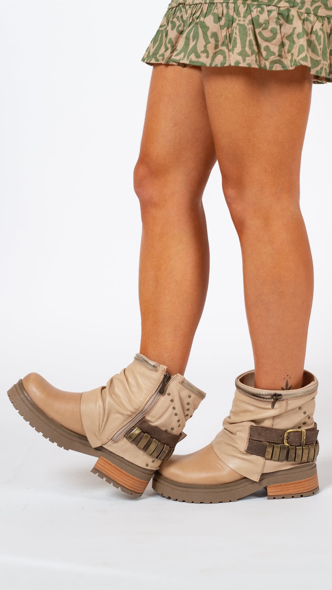 BOTIN FREDA BEIGE EXOTICA - 1