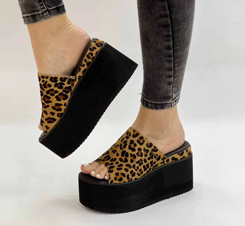 SANDALIA LUZ LEOPARDO PRINT EXOTICA - 1