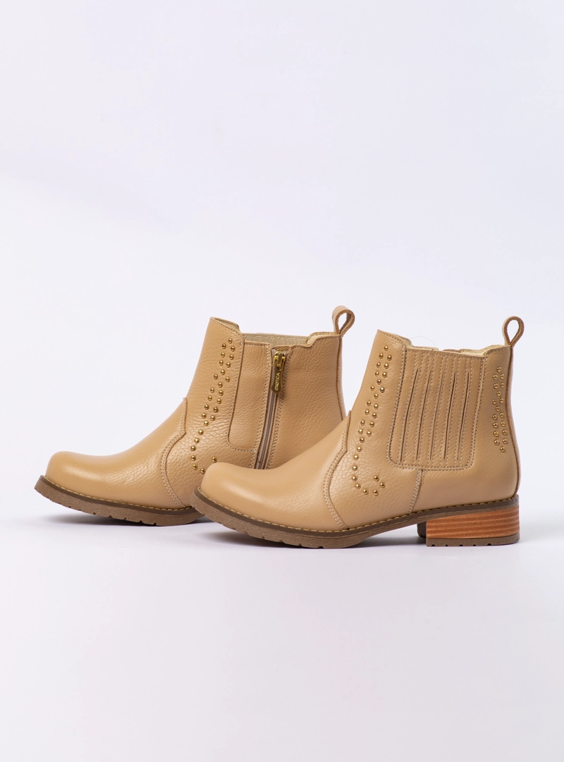 BOTIN AMALIA BEIGE EXOTICA - 1