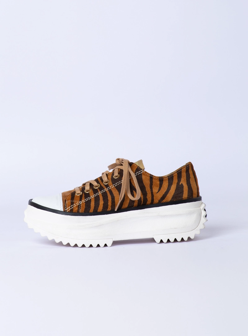 ZAPATILLA ERIN CEBRA CAFE  EXOTICA - 6