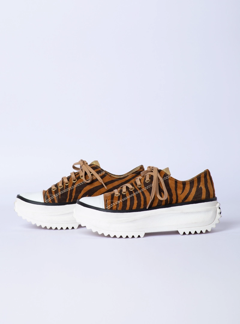 ZAPATILLA ERIN CEBRA CAFE  EXOTICA - 7