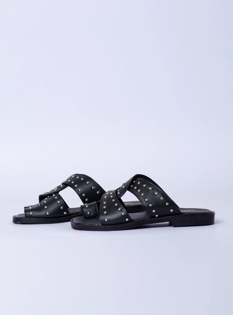SANDALIA LADY NEGRO TACHAS EXOTICA - 6