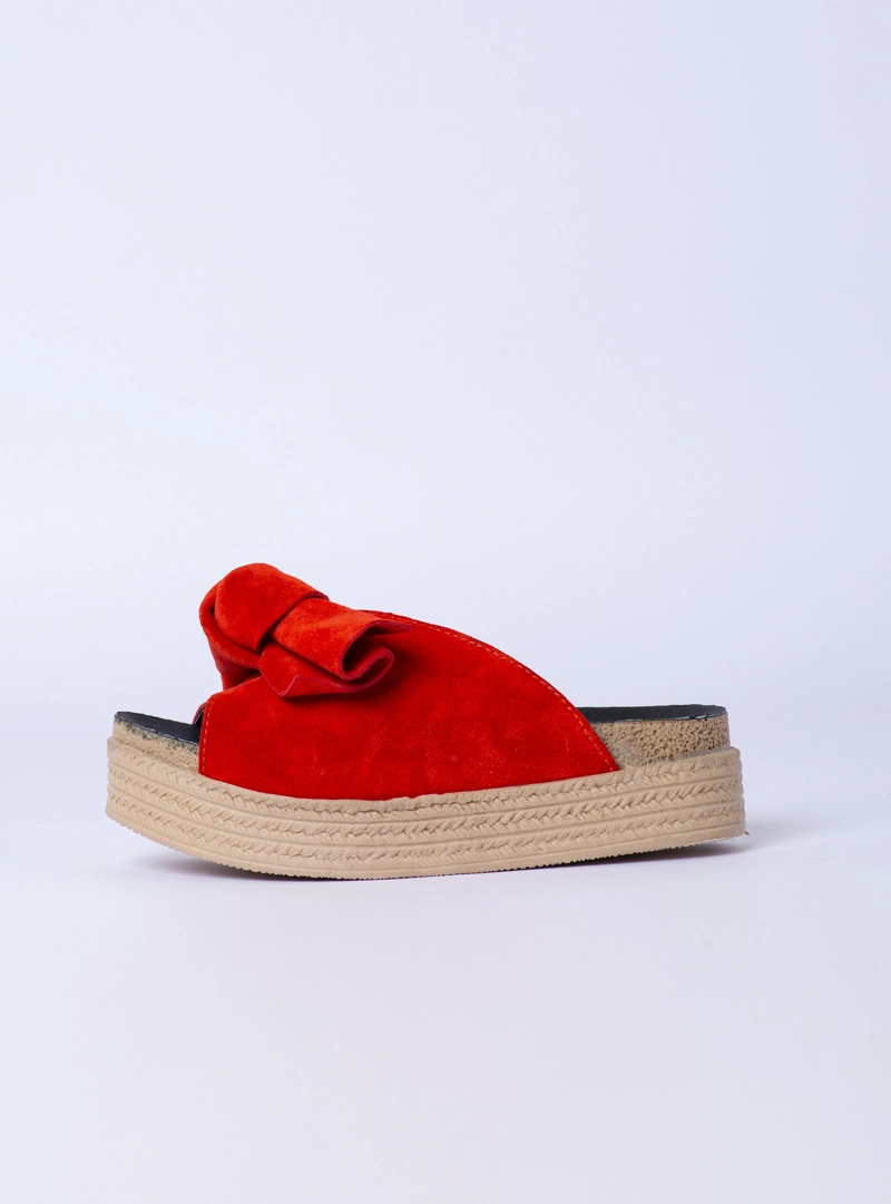 SANDALIA ROSSY RENO ROJO EXOTICA - 5