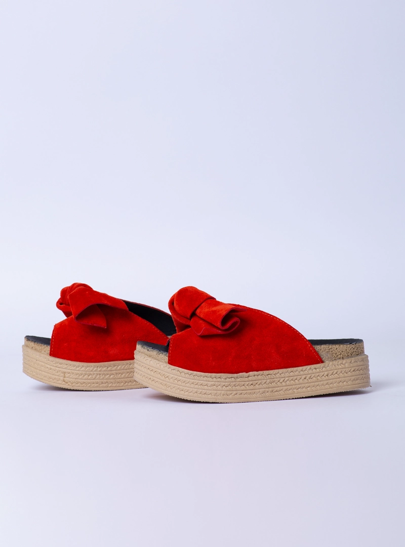 SANDALIA ROSSY RENO ROJO EXOTICA - 6