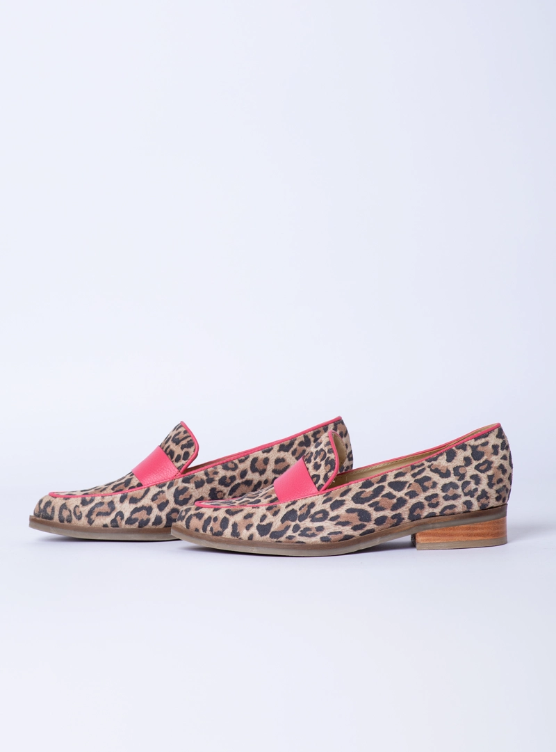 MOCASIN ADELA ANIMAL PRINT Y FUCSIA EXOTICA - 6