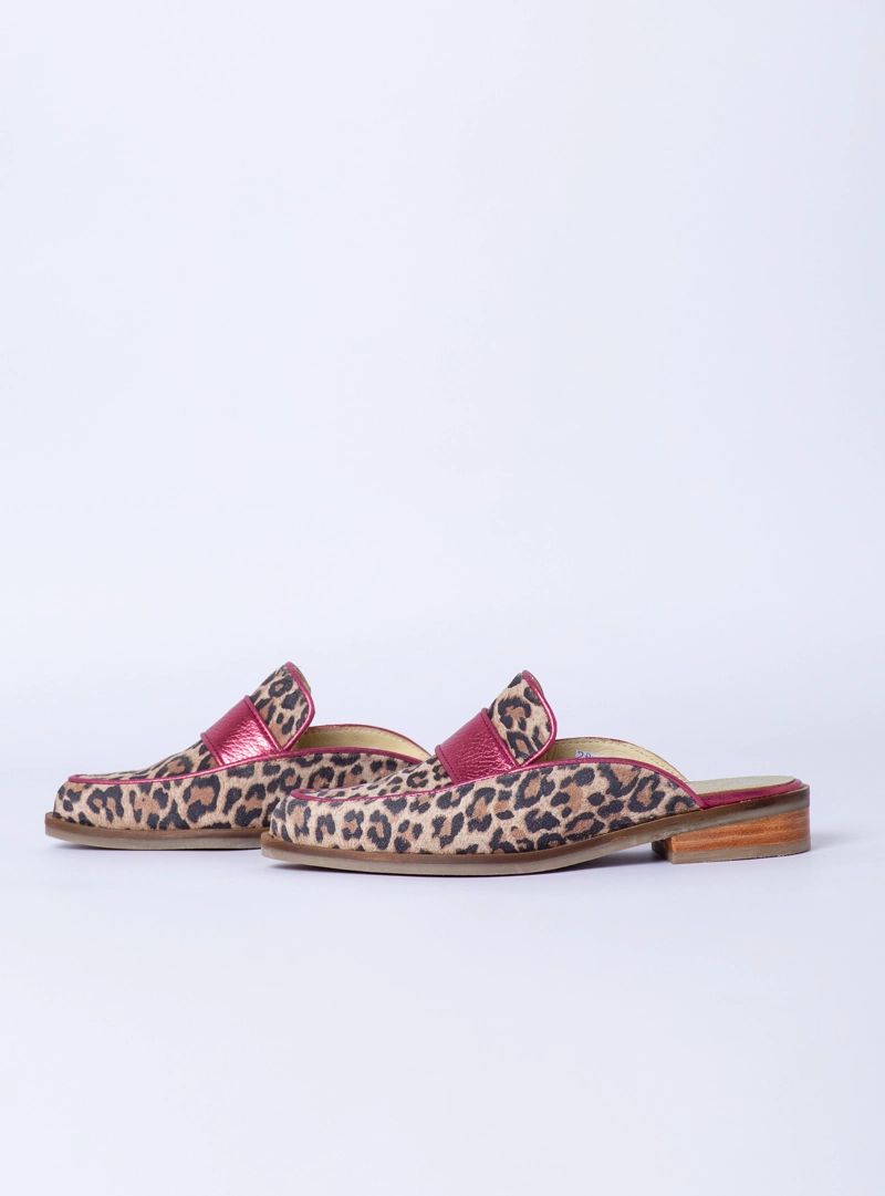 PUNTILLA FILIPA ANIMAL PRINT FUCSIA METALIZADO EXOTICA - 6