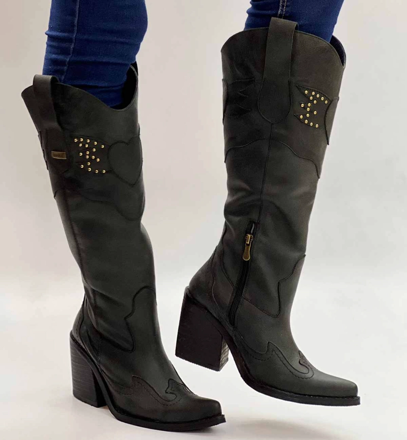 BOTA CUPIDO NEGRO EXOTICA - 1