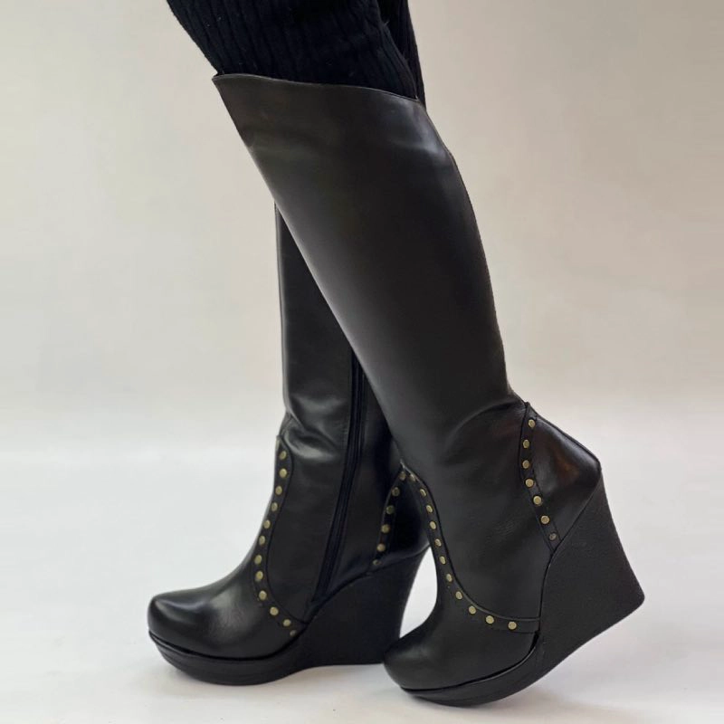 BOTA DALIA NEGRO TACHAS EXOTICA - 1