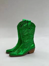BOTA DALLAS VERDE METALIZADO EXOTICA - 2