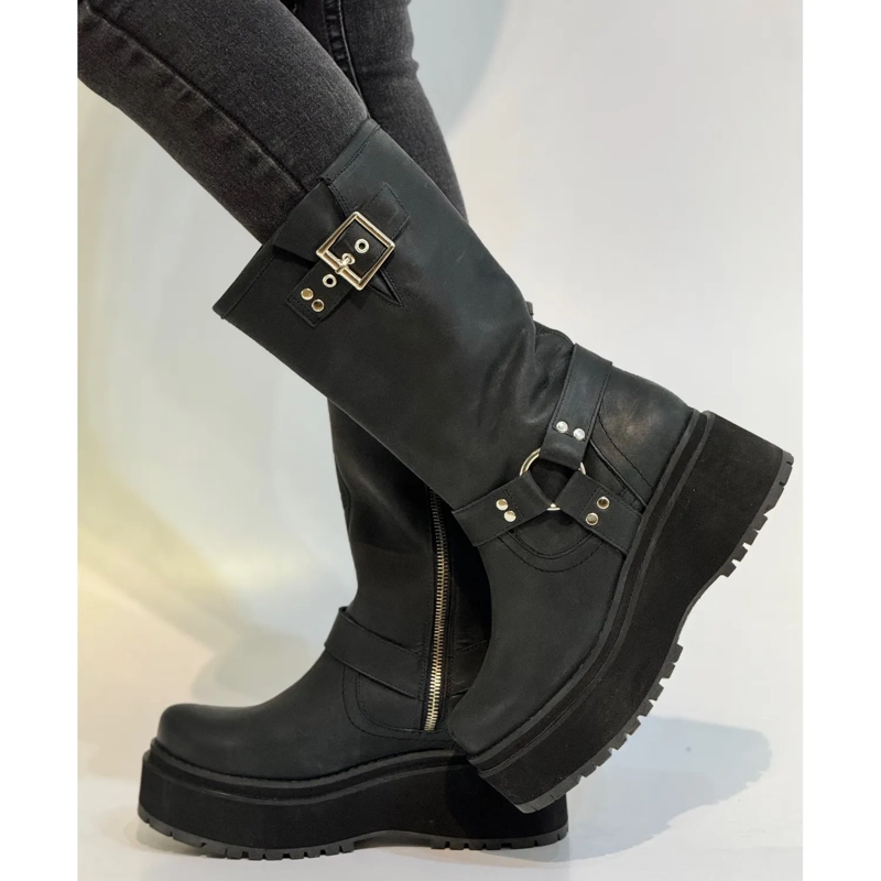 BOTA ELOISA NEGRO EXOTICA - 1