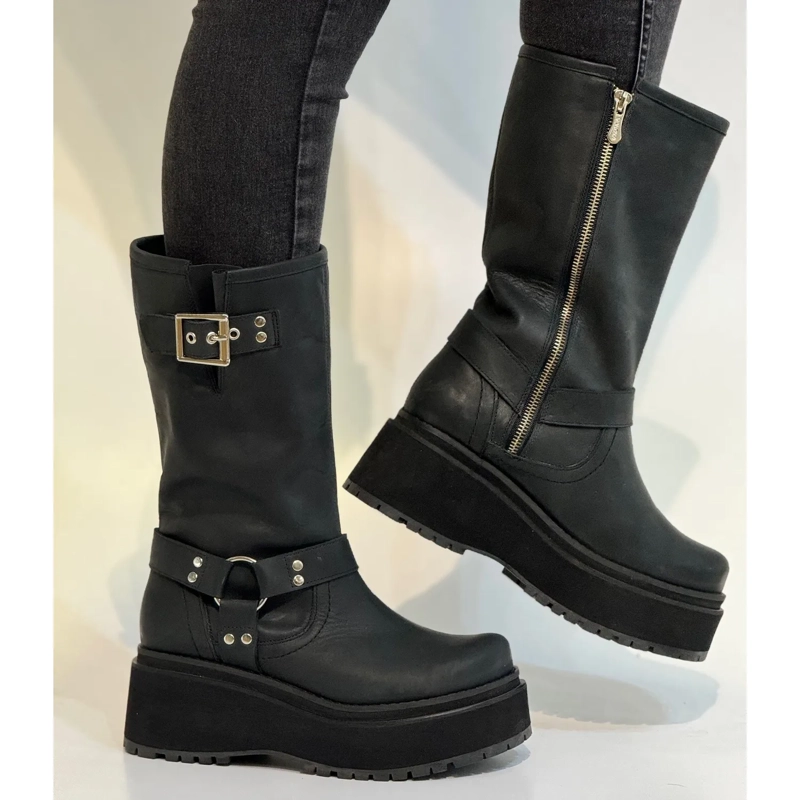 BOTA ELOISA NEGRO EXOTICA - 2