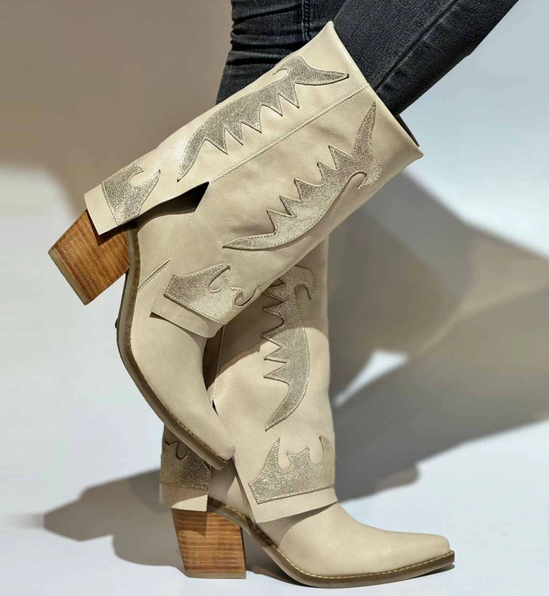 BOTA GIGI MARFIL DORADO EXOTICA - 2