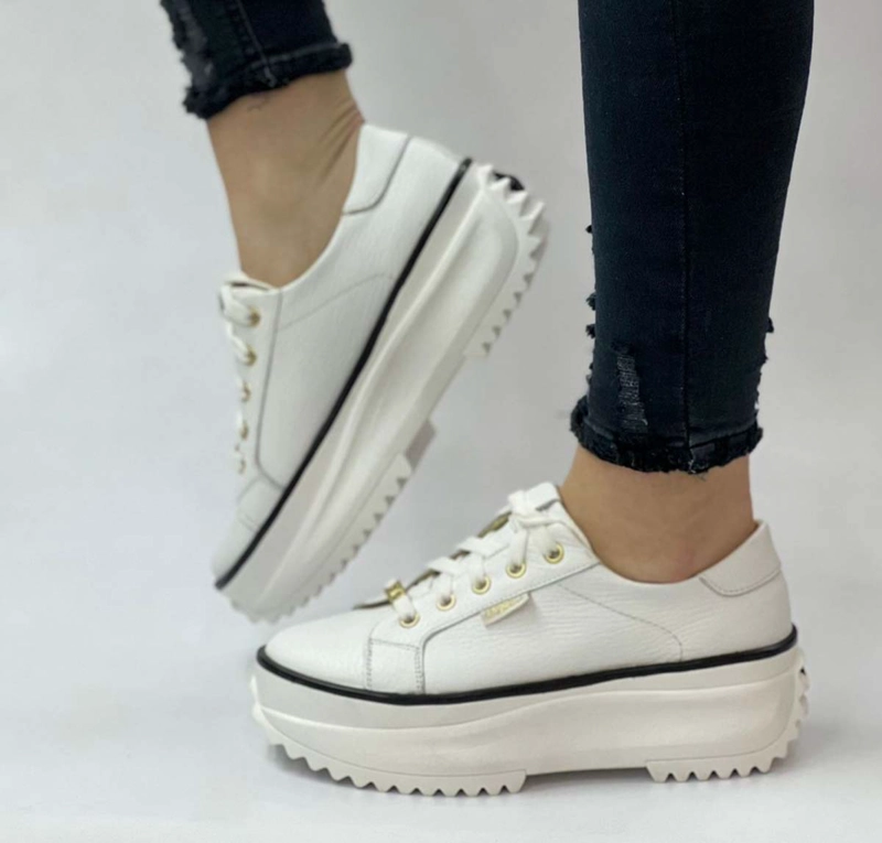 ZAPATILLA ARIEL BLANCO EXOTICA - 2
