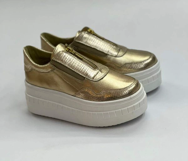 ZAPATILLA BESSY DORADO EXOTICA - 3