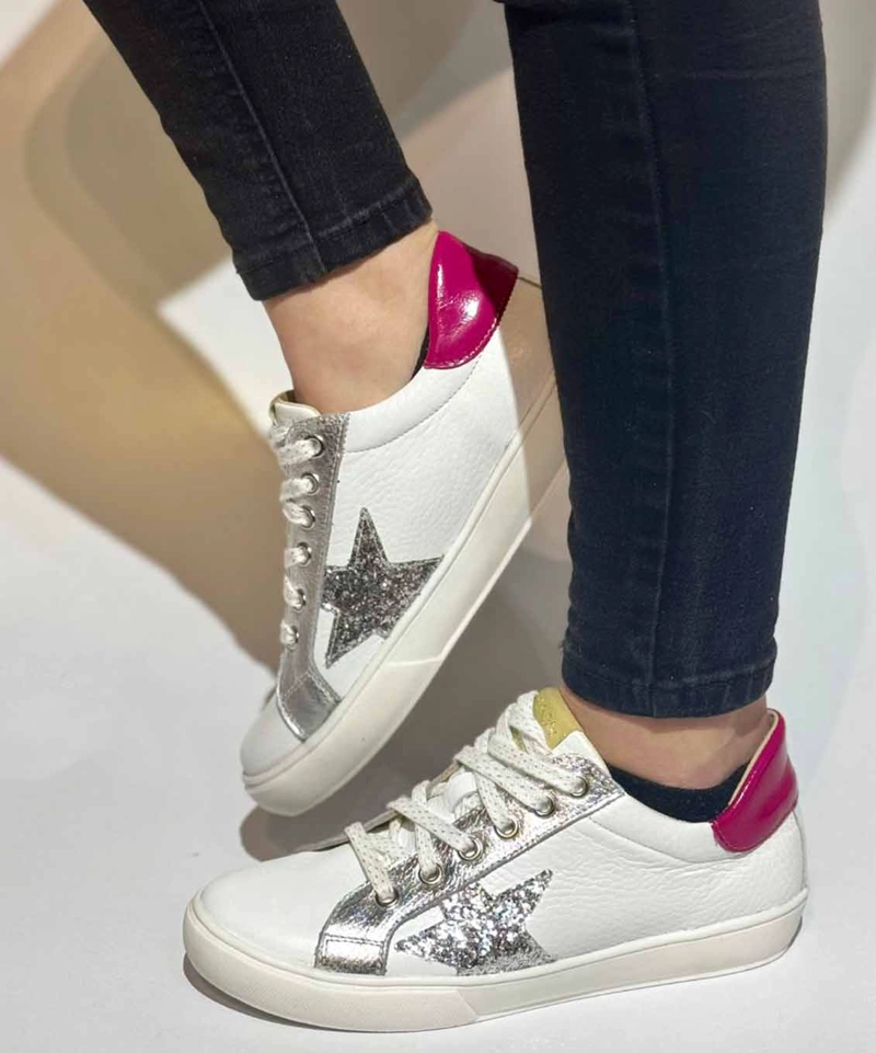 ZAPATILLA BLAIR PLATA FUCSIA EXOTICA - 1