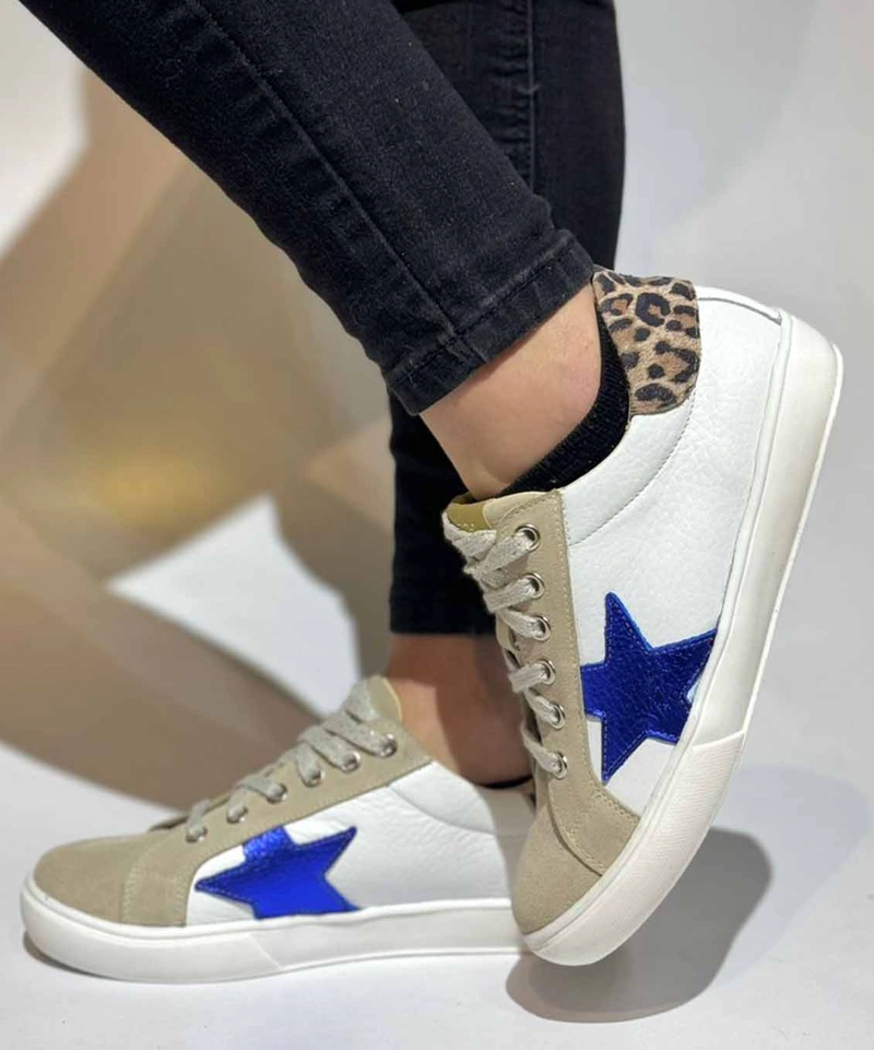 ZAPATILLA BLAIR ARENA AZUL PRINT EXOTICA - 1