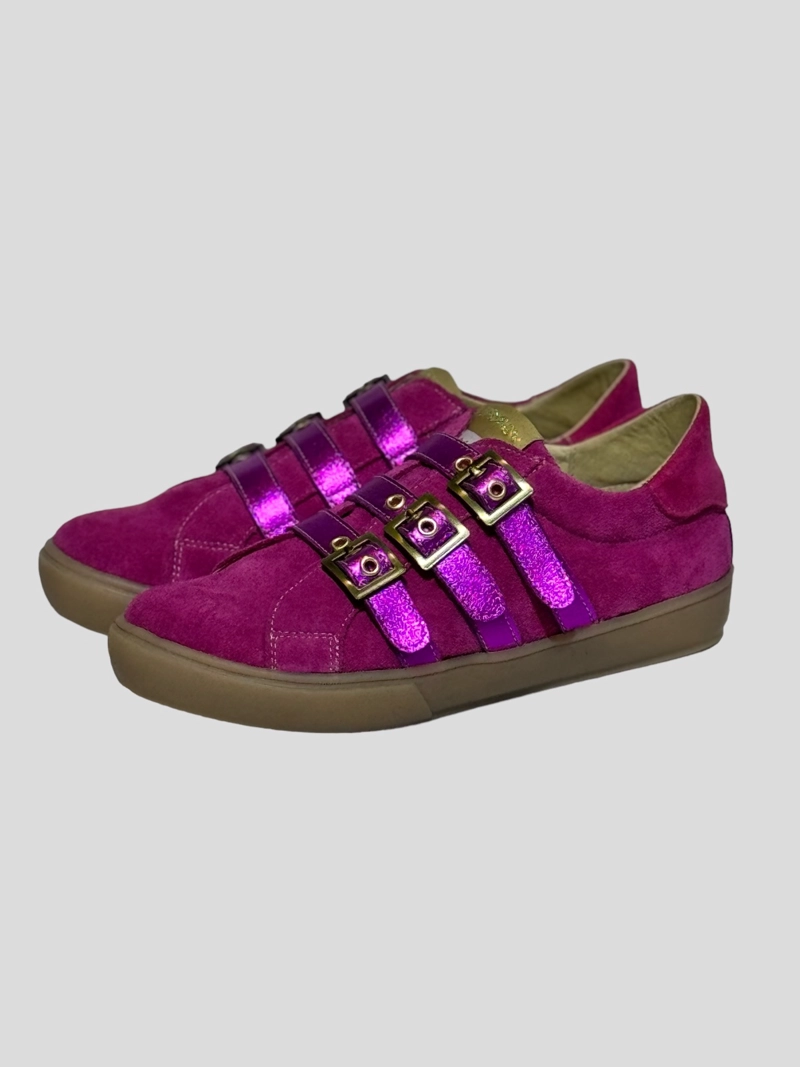 ZAPATILLA GILY FUCSIA VIOLETA EXOTICA - 3