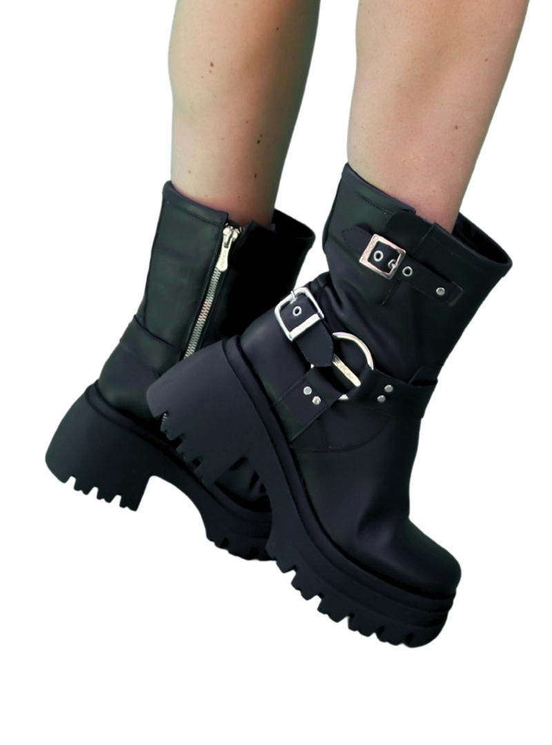 BOTIN DOVER NEGRO EXOTICA - 1