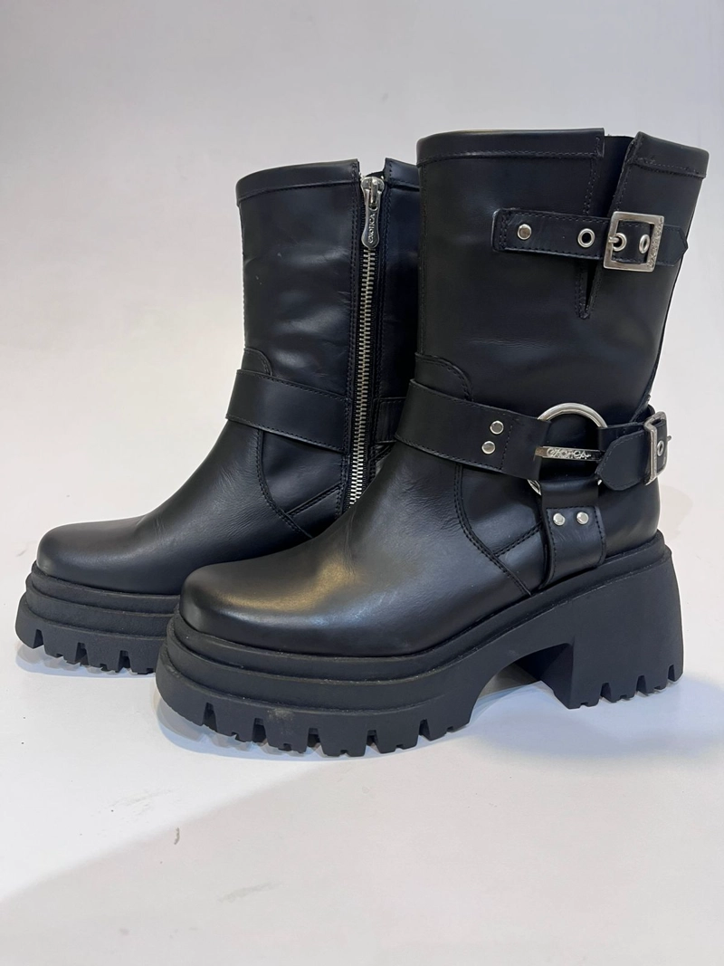 BOTIN DOVER NEGRO EXOTICA - 4