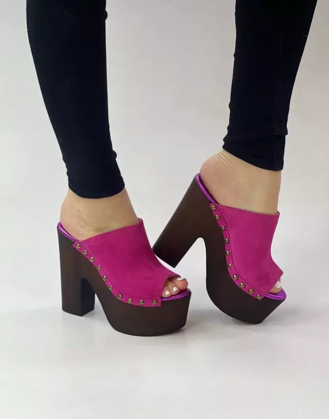 SANDALIA ADA FUCSIA EXOTICA - 1
