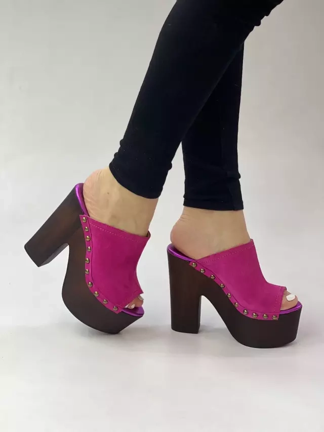 SANDALIA ADA FUCSIA EXOTICA - 2
