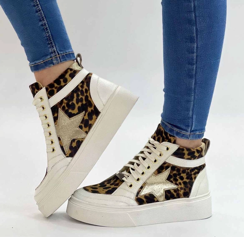 ZAPATILLA NACH ANIMAL PRINT EXOTICA - 1