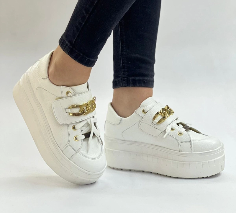 ZAPATILLA SASHA BLANCO EXOTICA - 1