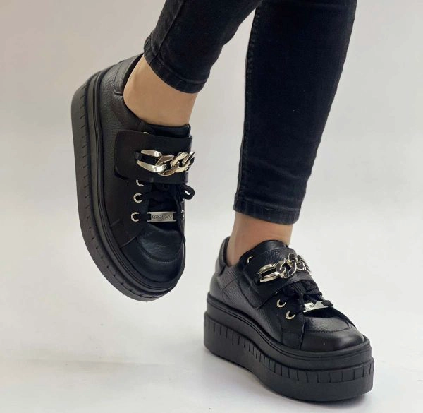 ZAPATILLA SASHA NEGRO EXOTICA - 2