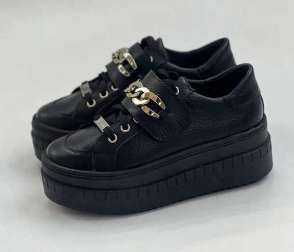 ZAPATILLA SASHA NEGRO EXOTICA - 3