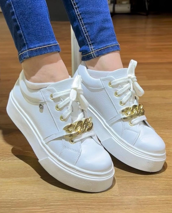 ZAPATILLA ZOE BLANCO EXOTICA - 1