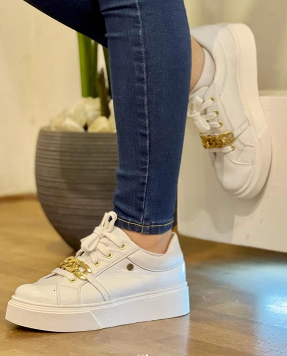 ZAPATILLA ZOE BLANCO EXOTICA - 2
