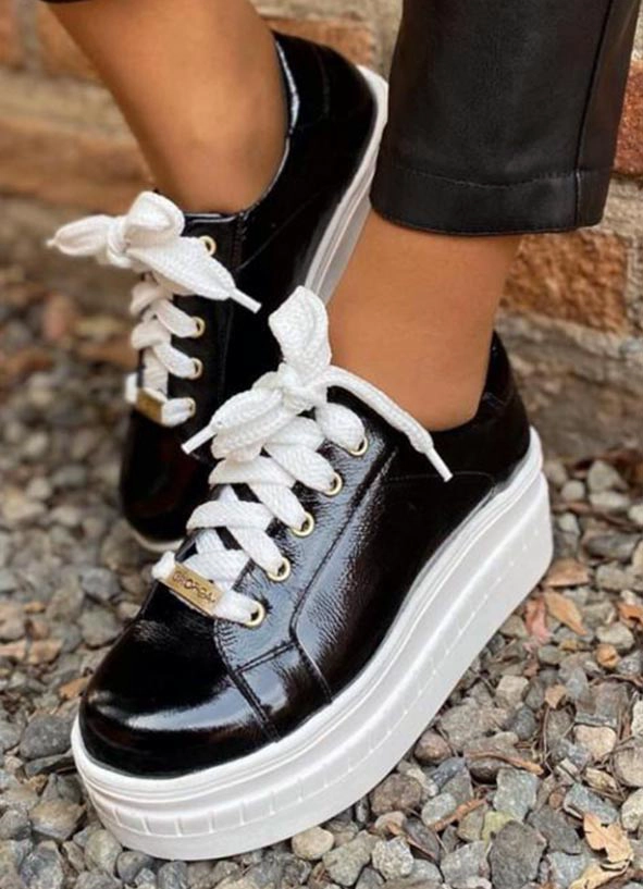 ZAPATILLA WESTON CHAROL NEGRO EXOTICA - 1