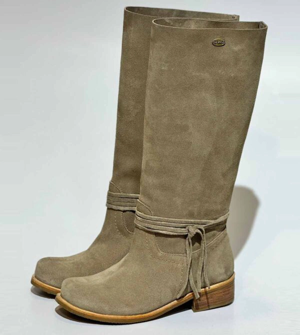 BOTA VALERIA RENO TAUPE EXOTICA - 5
