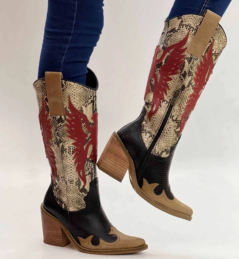 BOTA WEST MULTICOLOR CAIMAN EXOTICA - 1