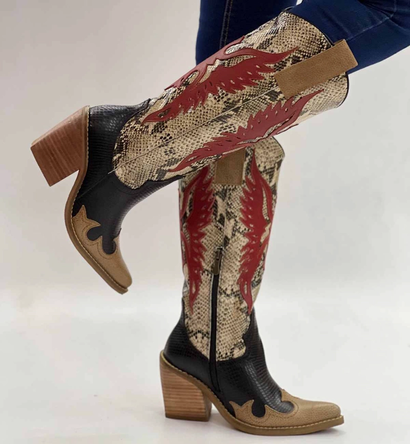 BOTA WEST MULTICOLOR CAIMAN EXOTICA - 2