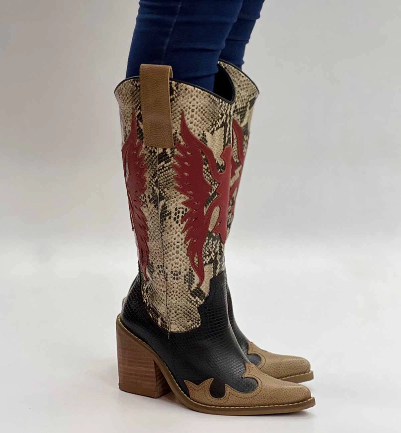 BOTA WEST MULTICOLOR CAIMAN EXOTICA - 3