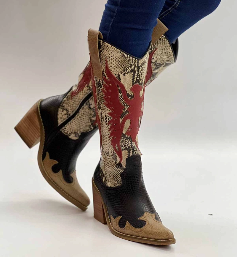 BOTA WEST MULTICOLOR CAIMAN EXOTICA - 4