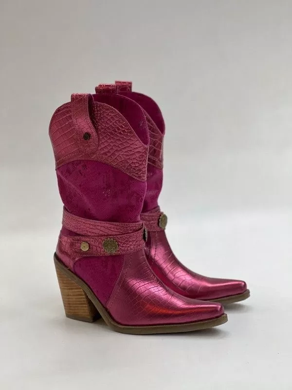 BOTA LETTY RENO FUCSIA EXOTICA - 2
