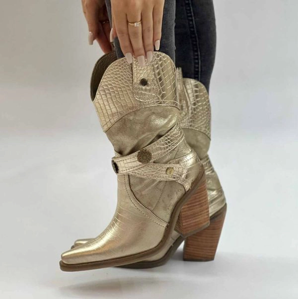 BOTA LETTY DORADO EXOTICA - 2