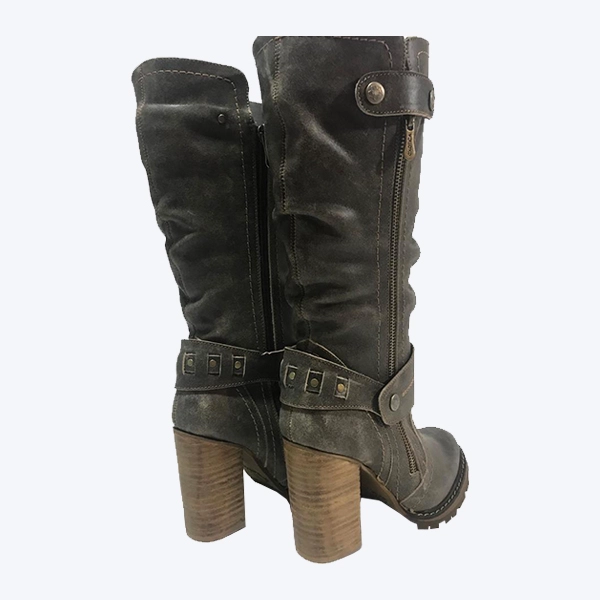 BOTA LINA GRIS ENVEJECIDO EXOTICA - 2