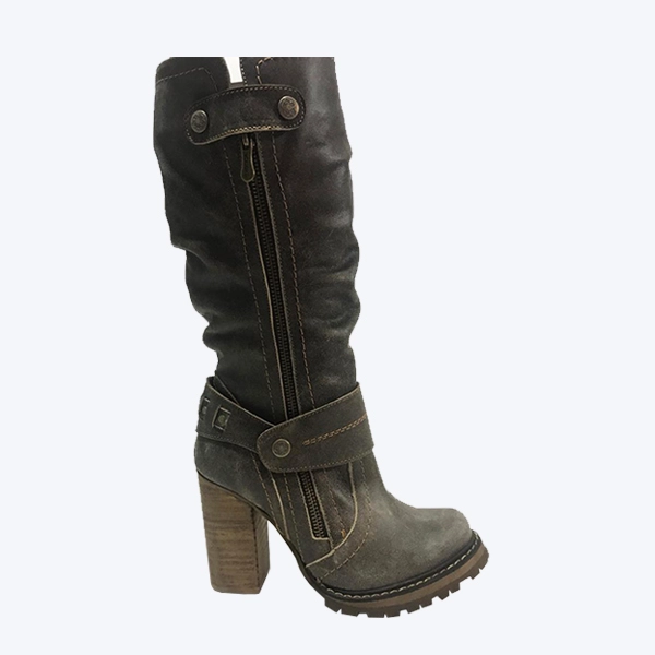 BOTA LINA GRIS ENVEJECIDO EXOTICA - 3