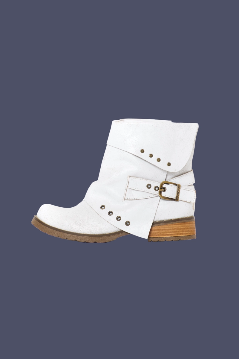 BOTIN NOEMI CRAQUE BLANCO EXOTICA - 2