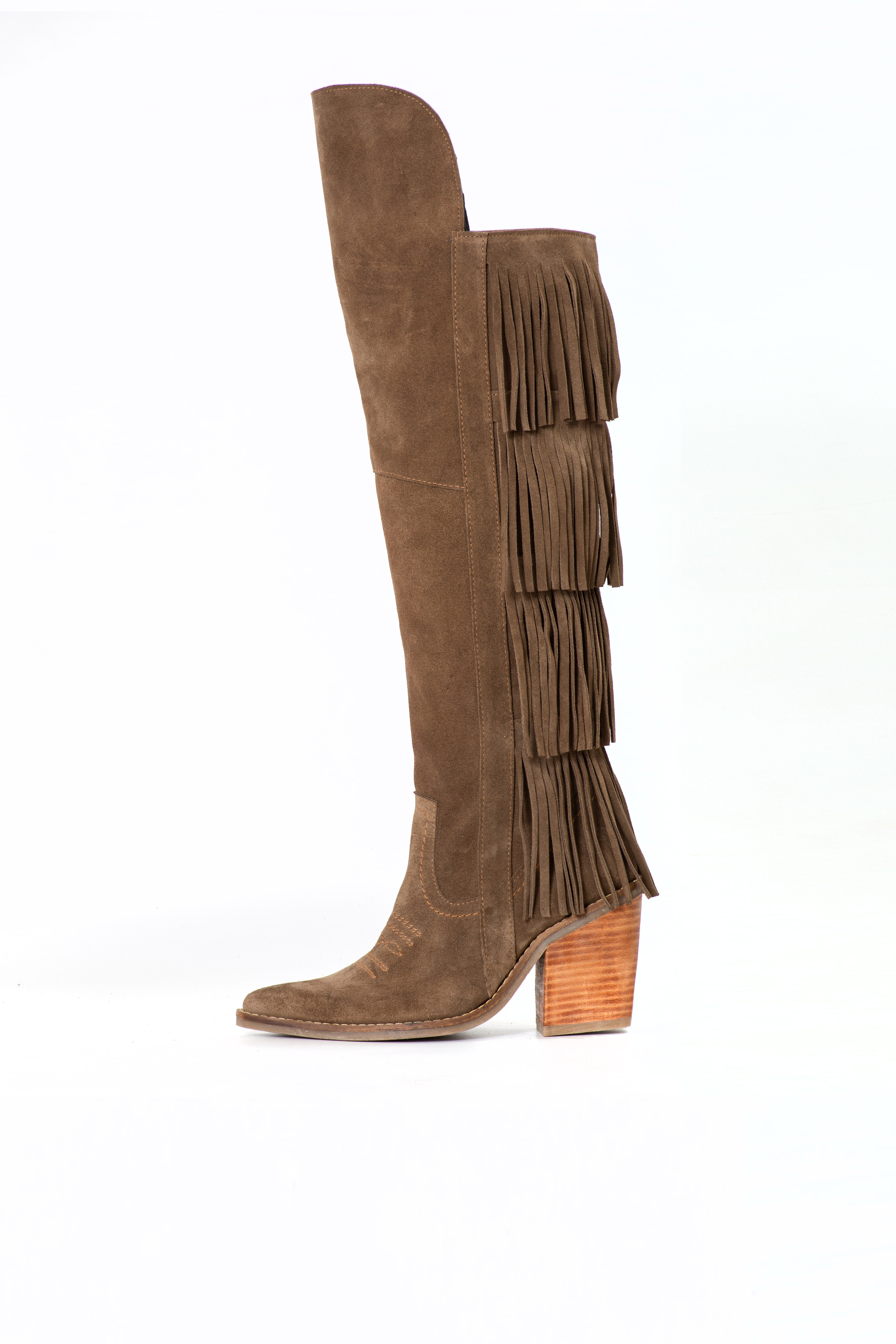BOTA BUCANERA SARAY RENO TAUPE EXOTICA - 2