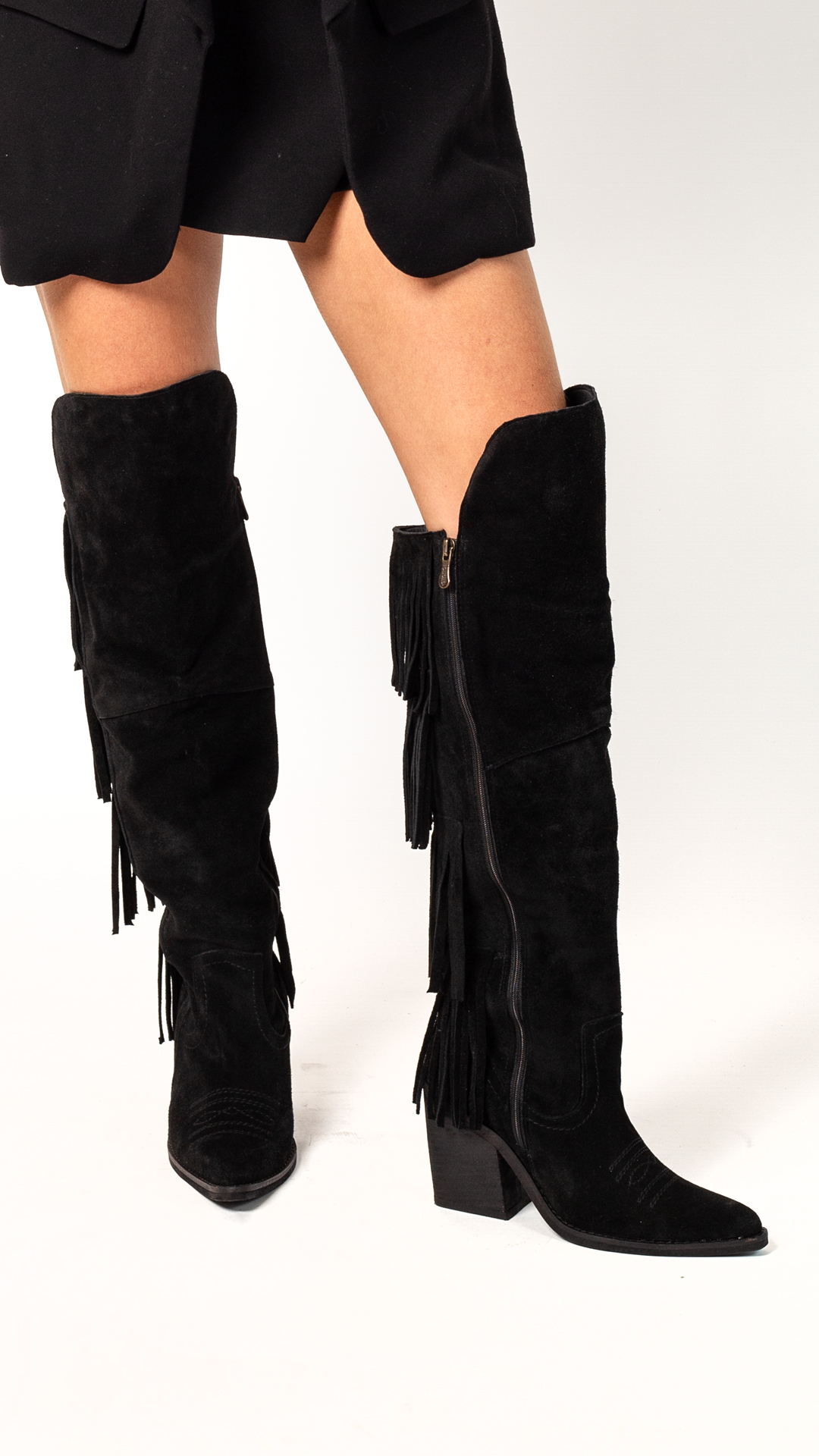 BOTA BUCANERA SARAY RENO NEGRO EXOTICA - 1