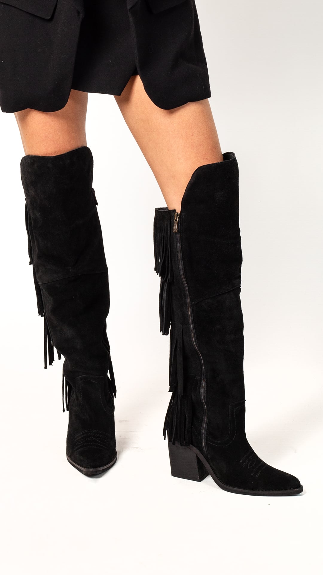 BOTA BUCANERA SARAY RENO NEGRO EXOTICA - 1