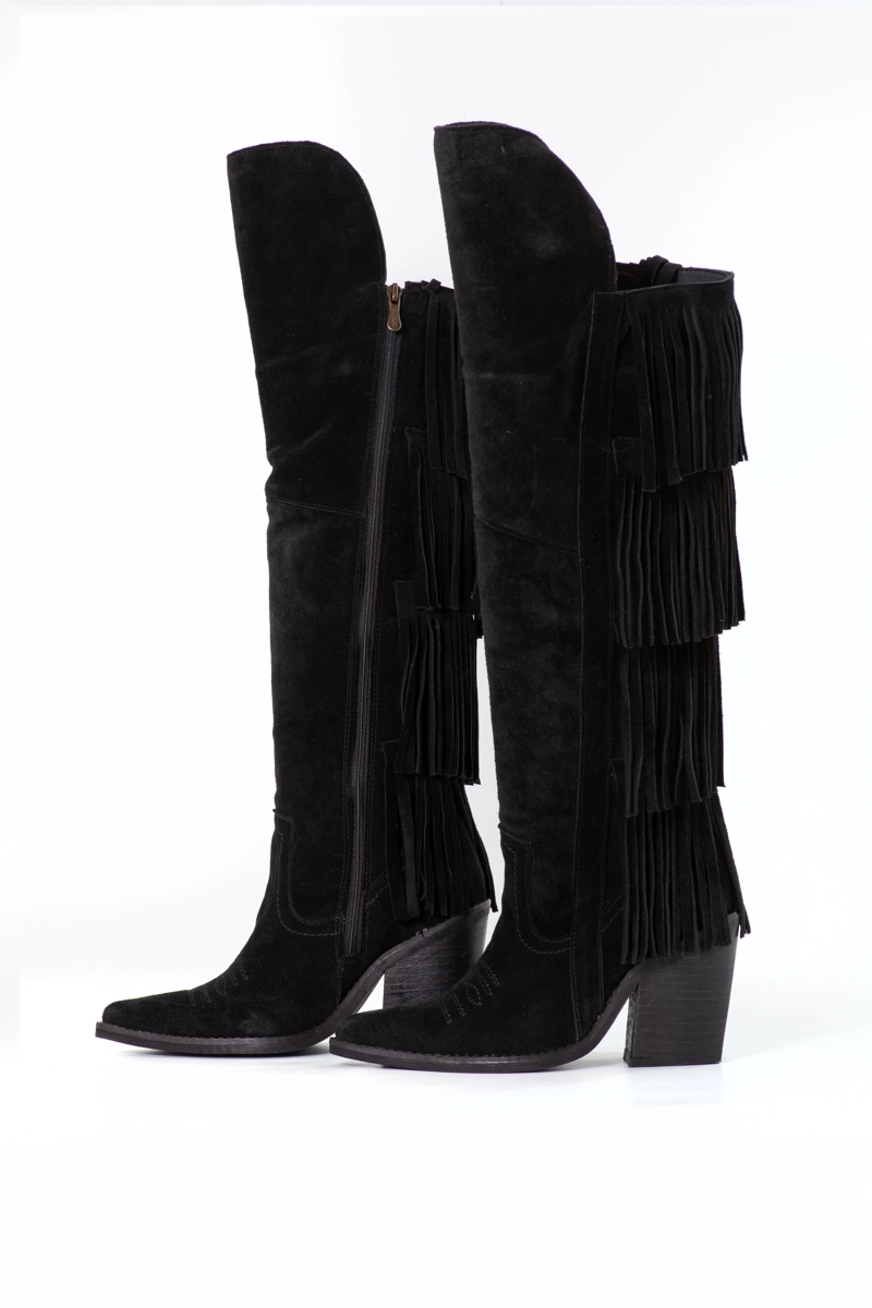 BOTA BUCANERA SARAY RENO NEGRO EXOTICA - 3