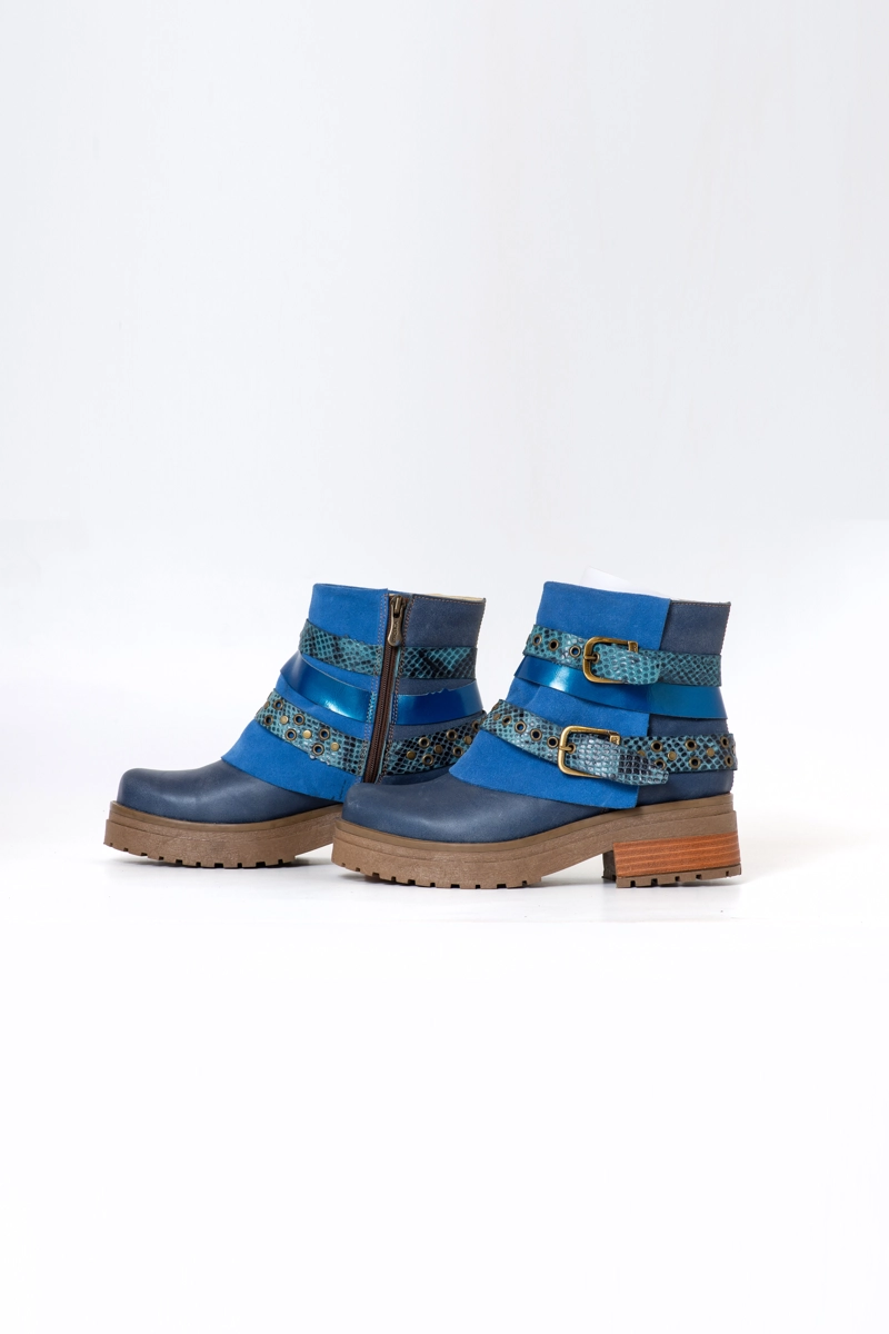 BOTIN KIKI AZUL EXOTICA - 3
